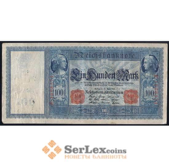 Германия 100 марок 1910 Р42 XF арт. 40357