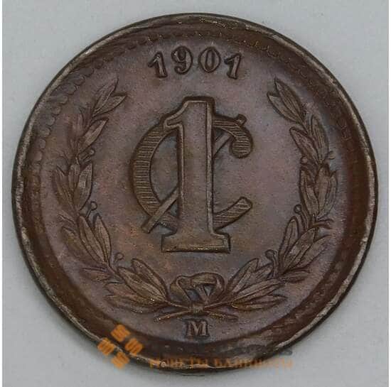 Мексика 1 сентаво 1901 М КМ394 XF арт. 56117