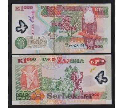 Замбия 1000 квача 2003 Р44b UNC арт. 55900