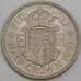 Монета Великобритания 1/2 кроны 1961 КМ907 aUNC арт. 39798