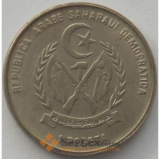 Западная Сахара 1 песета 1992 КМ14 UNC (J05.19) арт. 16914