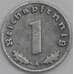 Монета Германия 1 пфенниг (рейхспфенниг) 1943 А КМ97 XF+ (J05.19) арт. 15477