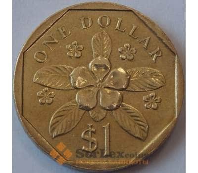 Монета Сингапур 1 доллар 1988 КМ54b XF+ (J05.19) арт. 17839