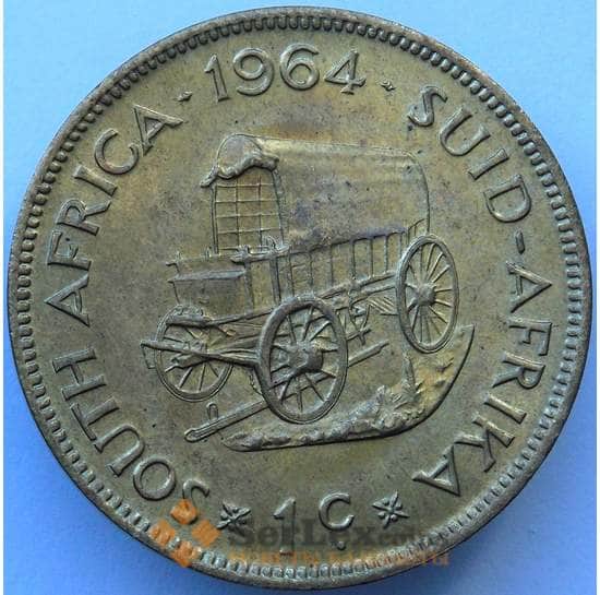 Южная Африка ЮАР 1 цент 1964 КМ57 aUNC (J05.19) арт. 16945