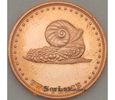 Монета Тристан да Кунья 2 пенса 2008 BU (J05.19) арт. 18212