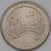 Монета США 25 центов 2011 P aUNC 10 парк Чикасо арт. 38174