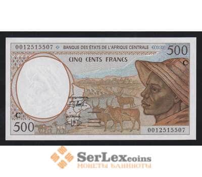 Конго республика 500 франков 2000 Р101Cg UNC арт. 55066