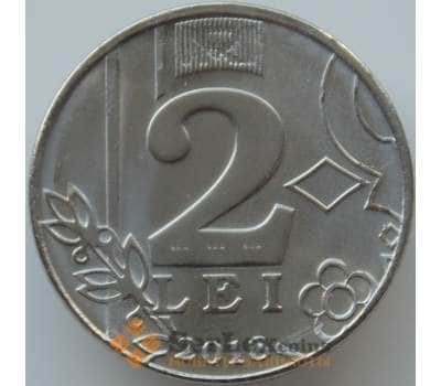 Монета Молдова 2 лей 2018 UNC  арт. 11614