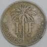 Бельгийское Конго 1 франк 1928 КМ21 VG DER BELGEN арт. 55319
