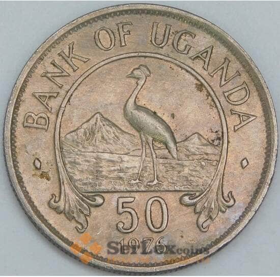 Уганда 50 центов 1976 КМ4а XF арт. 55347