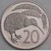 Новая Зеландия 20 центов 1973 КМ36 Proof арт. 46535