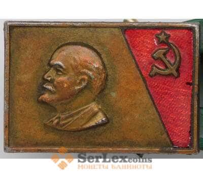 Значок тяжелый Ленин эмаль булавка арт. 37266