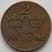Монета Швеция 2 эре 1940 КМ778 VF (J05.19) арт. 15780