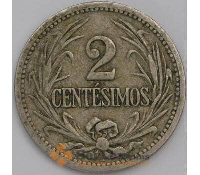 Монета Уругвай 2 сентисимо 1901 КМ20 VF арт. 38974
