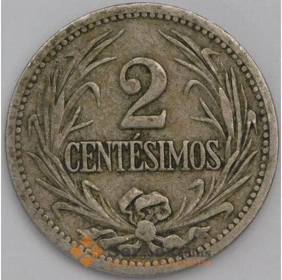 Уругвай 2 сентисимо 1901 КМ20 VF арт. 38974