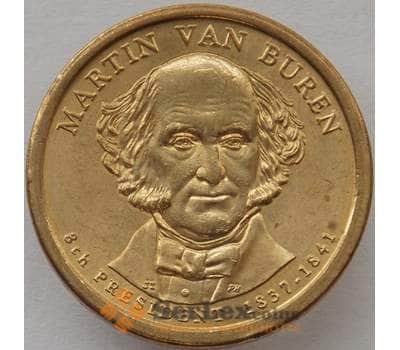Монета США 1 доллар 2008 P КМ429 aUNC Президент Мартин Ван Бюрен арт. 15417