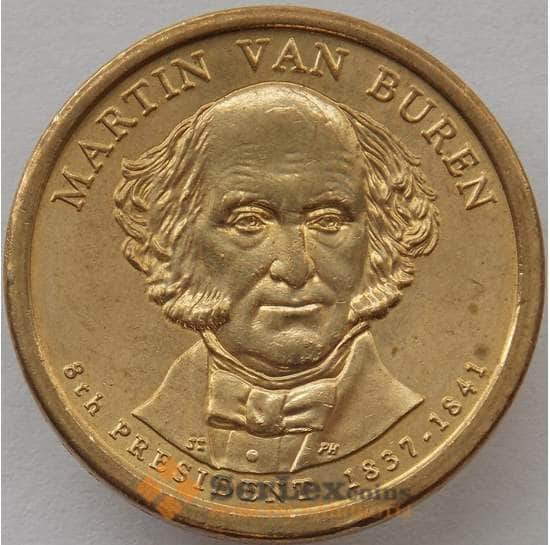 США 1 доллар 2008 P КМ429 aUNC Президент Мартин Ван Бюрен арт. 15417