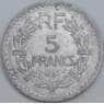 Франция 5 франков 1945 КМ888b XF арт. 57424