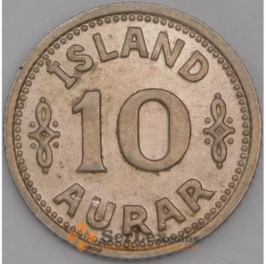 Исландия монета 10 эйре 1940 КМ1 aUNC арт. 43964