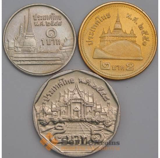 Таиланд набор монет 1 2 5 бат 2008-2017 UNC арт. 42940