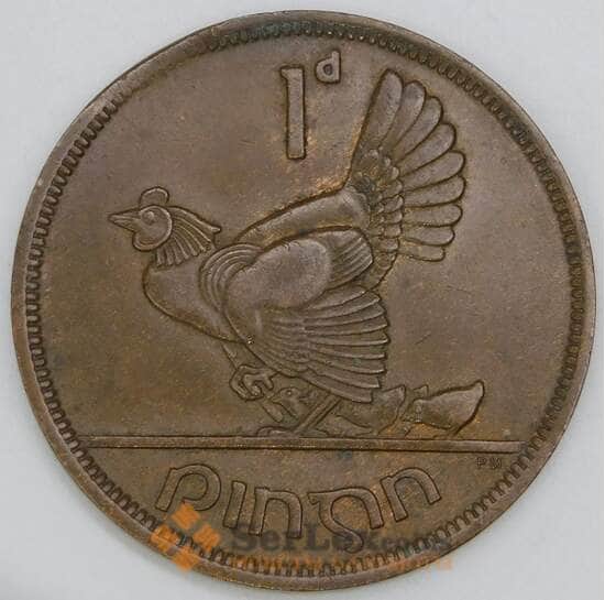 Ирландия 1 пенни 1948 КМ11 XF арт. 39166 Ирландия 1 пенни 1948 КМ11 XF арт. 39166