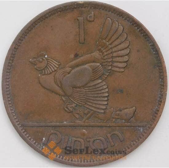 Ирландия 1 пенни 1948 КМ11 XF арт. 39166