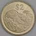 Зимбабве монета 2 доллара 1997 КМ12 UNC арт. 46405