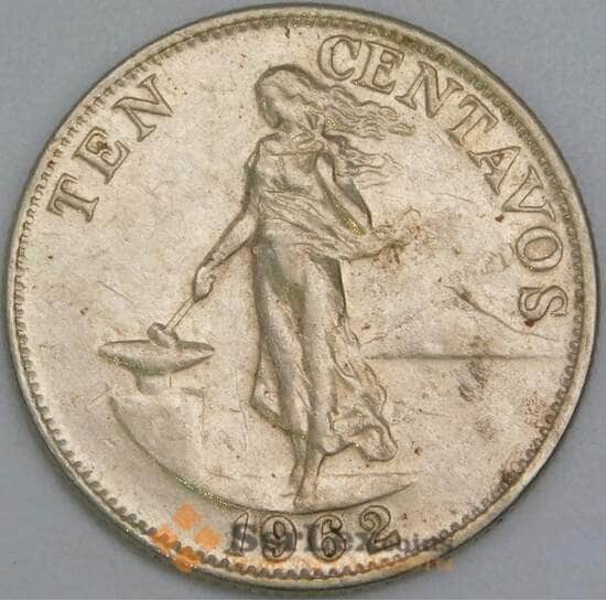 Филиппины 10 сентаво 1962 КМ188 XF арт. 56795