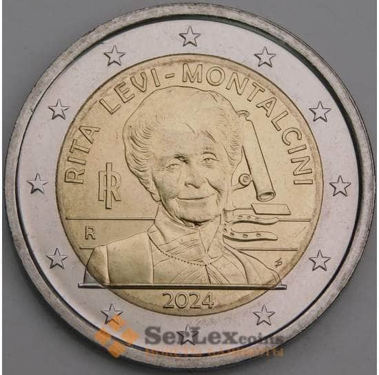 Италия монета 2 евро 2024 UNC Рита Леви-Монтальчини арт. 48119