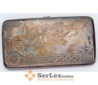 Царская табакерка 84 пробы Серебро 63,25 гр. арт. 55252