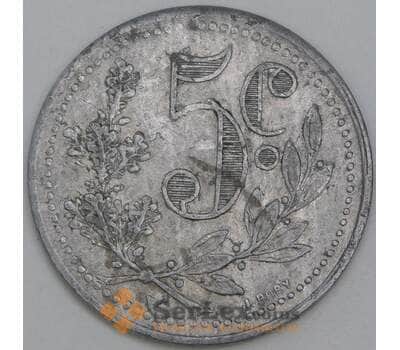 Алжир 5 сантимов 1919 TnA1 VF арт. 55140