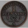Германия - Пруссия 1 пфенниг 1853 А КМ451  арт. 28912