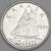 Монета Канада 10 центов 1964 КМ51 XF арт. 21736