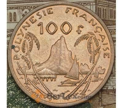 Монета Французская Полинезия 100 франков 2005 КМ14 aUNC арт. 38489