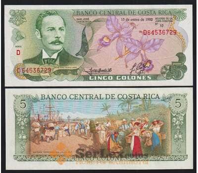 Коста-Рика 5 колон 1992 Р236 UNC арт. 52439