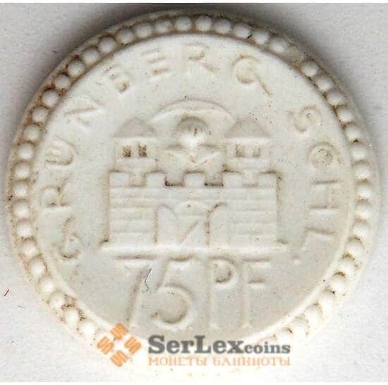Германия Нотгельд 75 пфеннигов 1922 XF Грюнберг (j05.19) арт. 18026