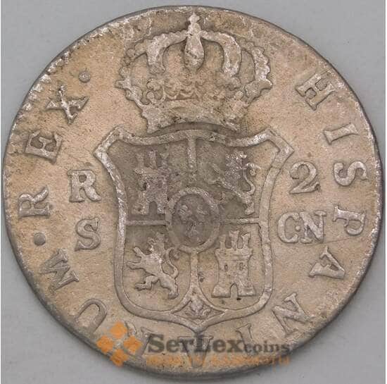 Испания 2 реала 1799 КМ430 F Серебро арт. 28298