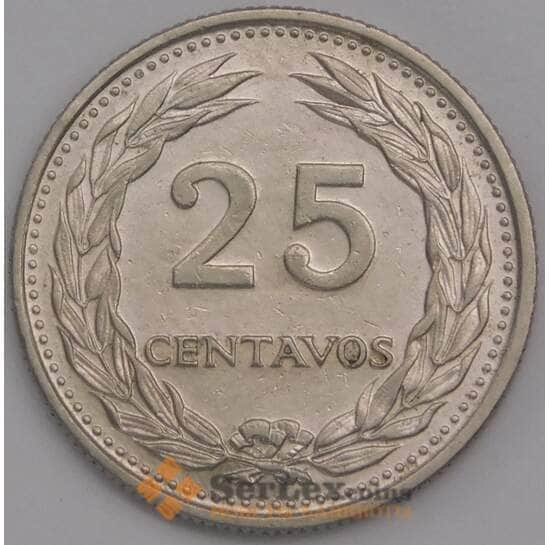 Сальвадор монета 25 сентаво 1970 КМ139 UNC арт. 41316 Сальвадор монета 25 сентаво 1970 КМ139 UNC арт. 41316
