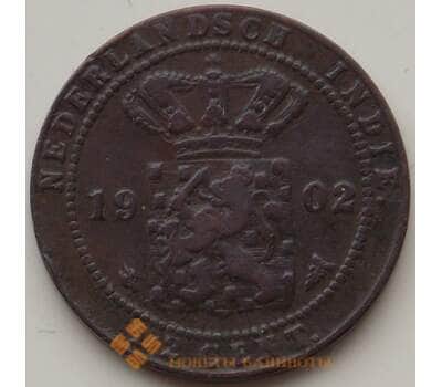 Монета Нидерландская Восточная Индия 1/2 цента 1902 КМ306 VF арт. 12861