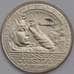 Монета США 25 центов 2023 D №6 Женщины Бесси Коулман лётчица арт. 40146