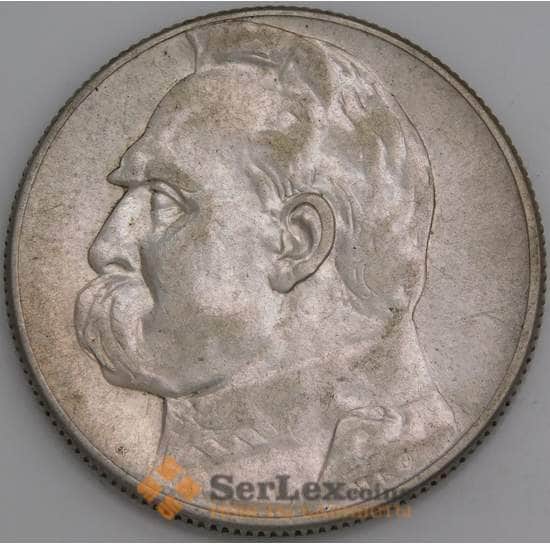 Польша монета 5 злотых 1934 Y28 XF Пилсудский арт. 47555