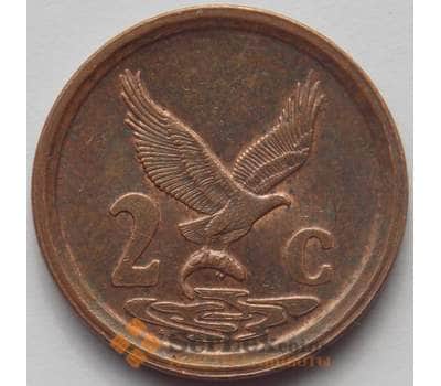 Монета Южная Африка ЮАР 2 цента 1994 КМ133 XF Птица (J05.19) арт. 17071