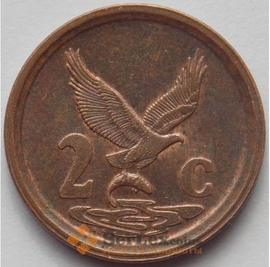 Южная Африка ЮАР 2 цента 1994 КМ133 XF Птица (J05.19) арт. 17071