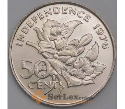 Сейшельские острова монета 50 центов 1976 КМ25 UNC  арт. 42155