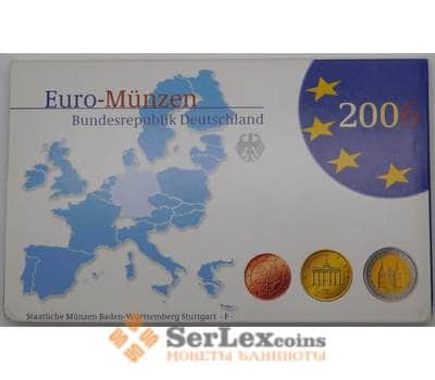 Монета Германия годовой набор 2006 F 1 цент - 2 евро ( 8 монет)+2 евро Шлезвиг Proof арт. 28100