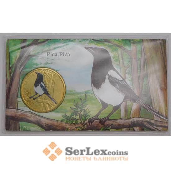 Остров Сан Феликс (Чили) 1 доллар 2022 Сорока, птицы арт. 47302
