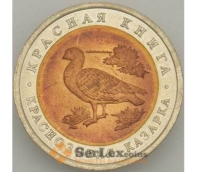 Монета Россия 10 рублей 1992 Y307 Краснобокая Казарка aUNC (J05.19) арт. 18152