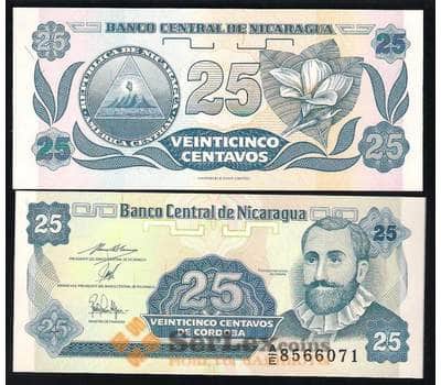 Никарагуа 25 Сентаво 1991 UNC №170 арт. В00360