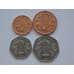 Монета Уганда Набор 1, 2, 5, 10 шиллингов 1987 (4шт)  UNC арт. С01644