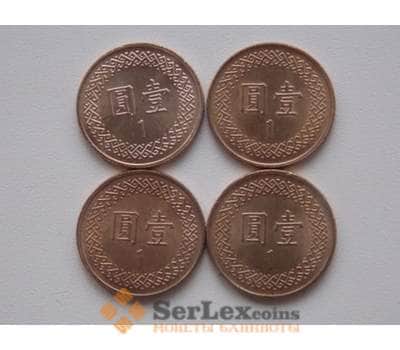 Монета Тайвань 1 юань 1981 -2012 UNC Y551 арт. С01679